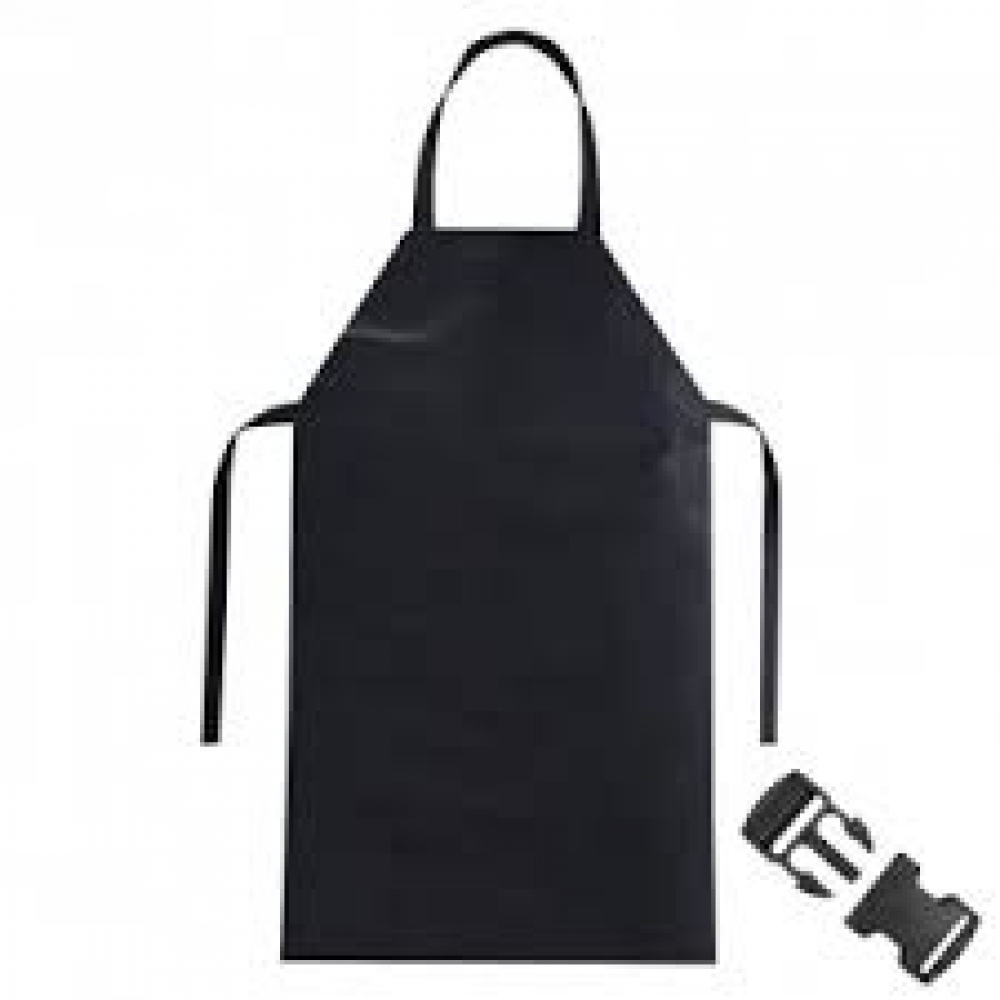 Avental Trevira Forrado Preto 1,20x0,65 CA 28303 - Avental Trevira  CA 28303