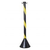 Pedestal para sinalização - Zebrado (Preto e Amarelo)