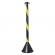 Pedestal para sinalização - Zebrado (Preto e Amarelo)