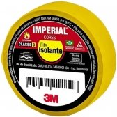 Fita Isolante 3M™ Imperial Cores 18mmx10  Pacote com 10un - Fita Isolante Cores Amarela