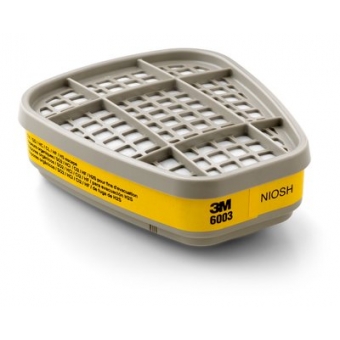 Cartucho Químico 6003 - Vapores Orgânicos e Gases Ácidos - par