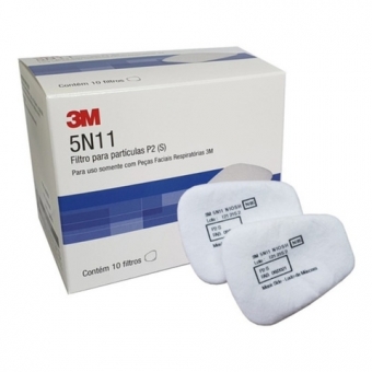 FILTRO PARA PARTICULAS 5N11 3M - Caixa com 10 unidades