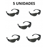 OCULOS 3M VIRTUA CINZA ANTIRRISCO CA 15649 PACOTE COM 05UN - CULOS  3M VIRTUA  CINZA