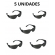 OCULOS 3M VIRTUA CINZA ANTIRRISCO CA 15649 PACOTE COM 05UN - CULOS  3M VIRTUA  CINZA