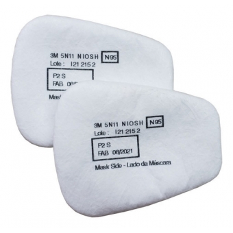 FILTRO PARA PARTICULAS 5N11 3M - Caixa com 10 unidades