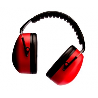 Protetor auditivo com haste metálica