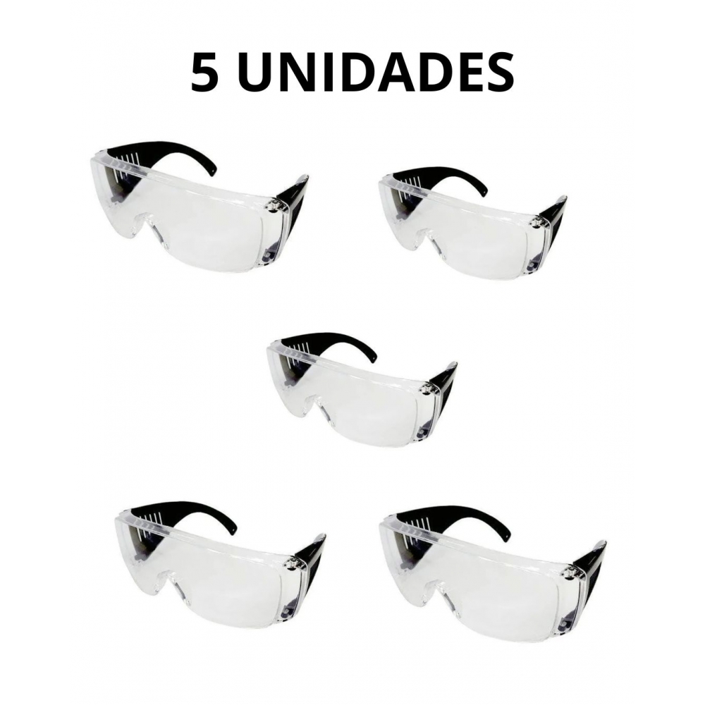 Óculos Visita Sobrepor Inc. Libus CA 35763 Pacote com 5un - Óculos Visita Incolor