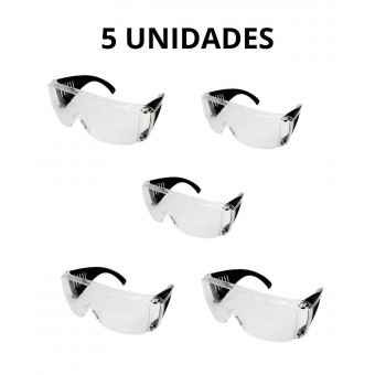Óculos Visita Sobrepor Inc. Libus CA 35763 Pacote com 5un